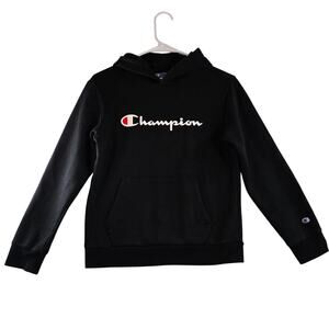 Champion Black Hoodie Kids Size M (10/12)